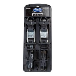 6 ft. Tie Down Straps, Black, Part 2871181
